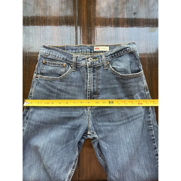 Wrangler Men's Blue Jeans Denim Straight Fit 30x30 Medium Wash Cowboy Ranchers - Picture 12 of 16